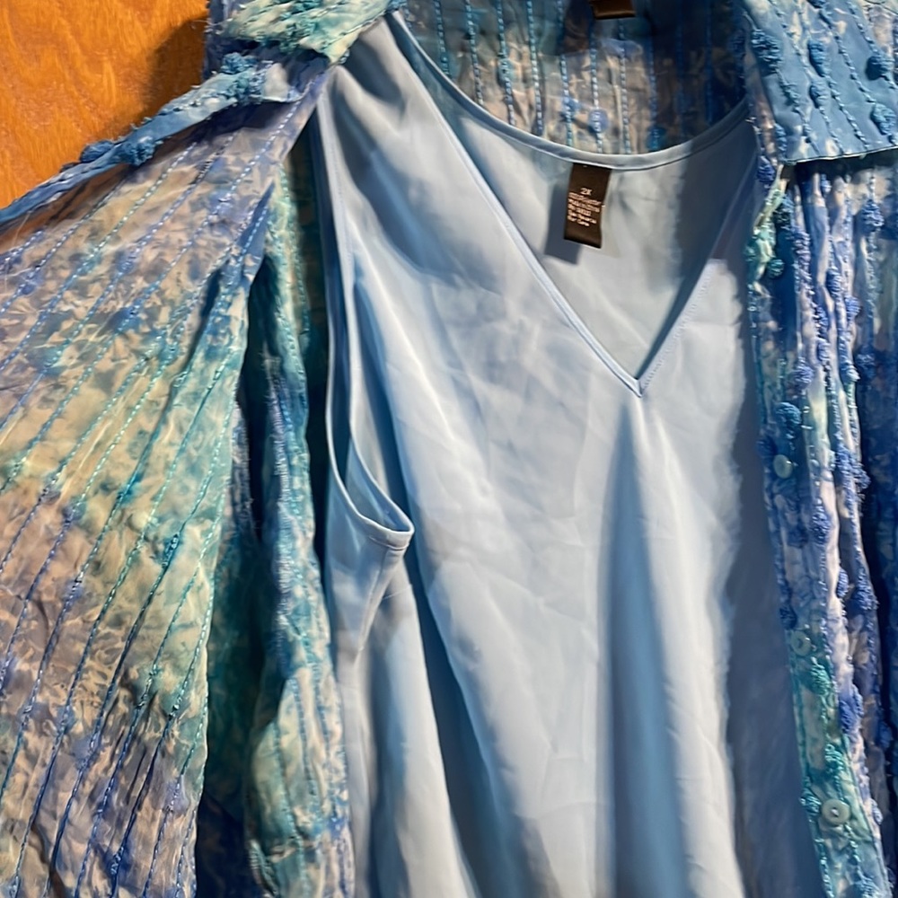 Karen Arnold 2x shirt with shell - Picture 7 of 10